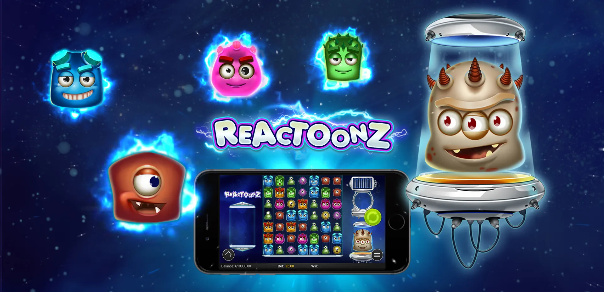 Reactoonz — слот от Play'n GO